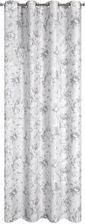 Zdjęcie Eurofirany Zasłona Gotowa Na Przelotkach Sienna 140X250 Srebrna Stalowa Kwiaty - Parczew
