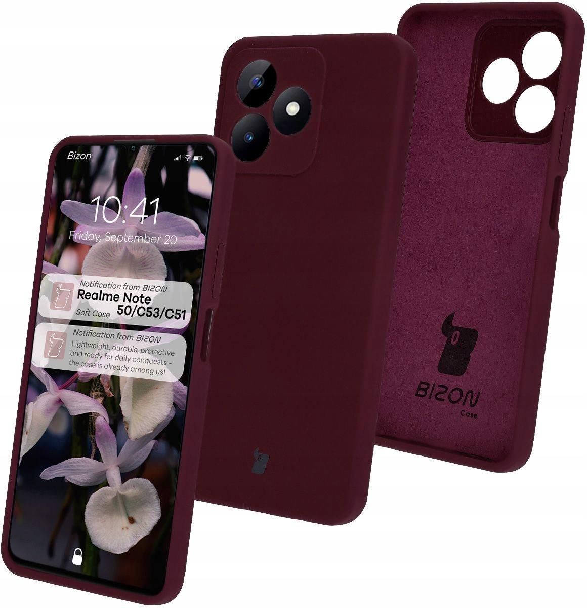 HONLEN Custodia per Realme C53 / Realme C51 / Realme Note 50 (6.74 Inches), Cover Morbida in Silicone TPU, Design del Telaio Galvanico - Nero