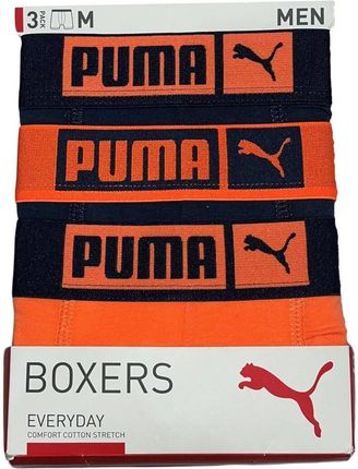 Bokserki męskie Puma BASIC PLACED LOGO 3-PACK wielokolorowe 93554810