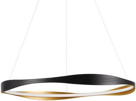 Luces Exclusivas Pierścieniowa Lampa Wisząca Satipo Led 40W 27005000K Ring Czarna Złota (Le44471)