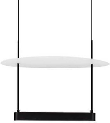 Luces Exclusivas Lampa Zawieszana Tiraque Led 29W 2700K Na Listwie Czarna Biała (Le44632)