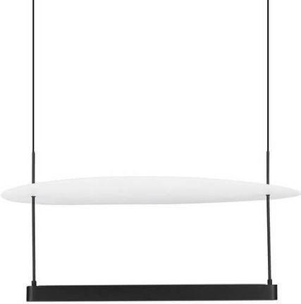 Luces Exclusivas Zwisająca Lampa Na Listwie Tiraque Led 40W 2700K Czarna Biała (Le44633)