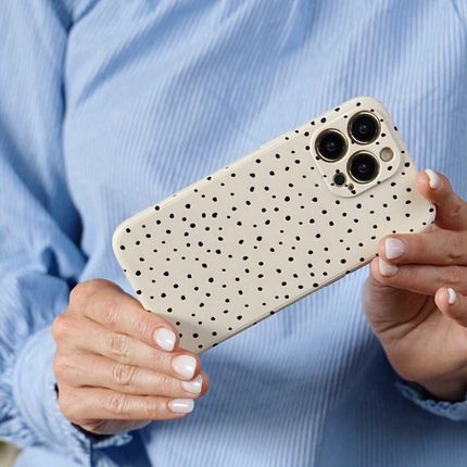 Pieceofcase Matowe Karmel Apple Iphone 15 Plus Kropki Tiny Dots - zdjęcie 2