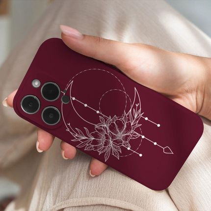 Pieceofcase Matowe Butelkowa Zieleń Xiaomi 13T Księżyc Boho - zdjęcie 2