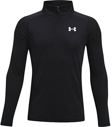 Under Armour Chłopięca koszulka do biegania z zamkiem błyskawicznym Ua Tech 2.0 1/2 z zamkiem błyskawicznym do połowy, odprowadzająca pot i szybkoschn