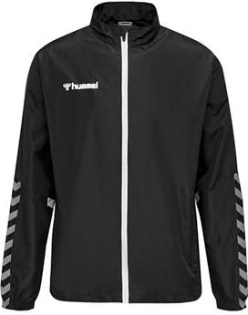 Hummel Kurtka chłopięca hmlAUTHENTIC KIDS MICRO JACKET, czarna/biała, 128