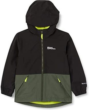 Jack Wolfskin Chłopięca kurtka Snowy Days, Thyme Green, 104