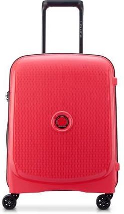 DELSEY PARIS - Belmont Plus - Walizka kabinowa Slim - 55x40x20 cm - 33 litry - S - Czarna, Czerwona, S Slim (55cm) Matière Recyclée, Materiał z recykl