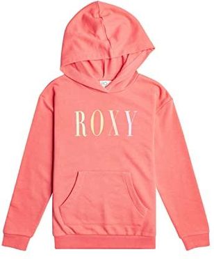 Roxy bluza z kapturem, dziewczęca, różowa, 8/S