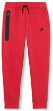 Nike FD3287-672 B NSW Tech FLC Spodnie Sportowe Dziecko LT Univ Red Htr/czarny/czarny Rozmiar S, Lt Univ Red Htr/czarny/czarny, S