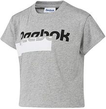 Reebok G CLASSICS TEE dziewczęcy podkoszulek, szary (brązowy), M