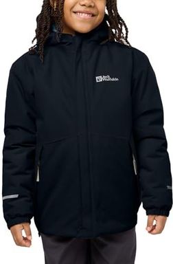 Jack Wolfskin - BLOCKY JACKET K, kurtka puchowa dla dzieci, unisex, nocny niebieski/nocny niebieski,