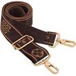 Pasek do torebki, pasek do torebki, zamiennik, metalowy, obrotowy haczyk, pasek na ramię, pasek do gitary do torby crossbody, bagażu, Bronw Symbol+, W