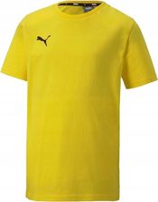 PUMA Kinder teamGOAL 23 Casuals Tee Jr T-shirt, Cyber Yellow, 176