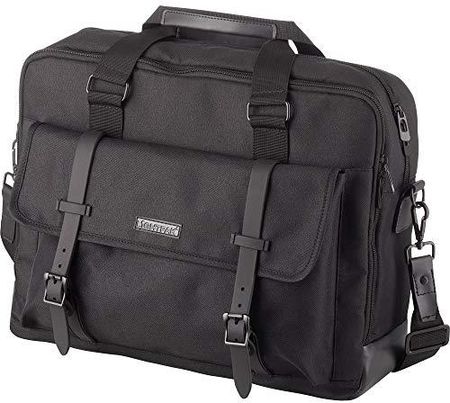 Lightpak Twyx torba na laptopa o przekątnej ekranu 15 cali, torba na ramię z poliestru 600D z kieszenią organizującą, torba sportowa, 40 cm, czarna