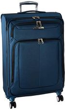 Samsonite Solyte DLX Softside rozkładany bagaż z kołami obrotowymi, Śródziemnomorski niebieski, Checked-Medium 25-Inch, Solyte Dlx Softside Rozszerzal