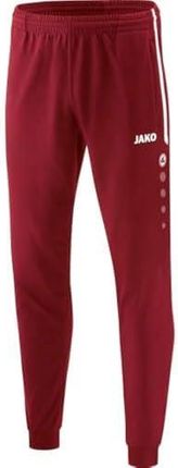 JAKO Competition 2.0 dziecięce spodnie poliestrowe, unisex czerwony czerwony (Weinrot) 140