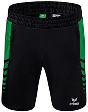 Zdjęcie Erima Uniseks - dzieci Szorty Six Wings Worker (1152213), czarny/smaragd, 140 - Czchów