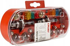 Amio Zestaw Zasobnik Komplet Żarówek Zapasowych Bezpieczniki H4 H4 Amio-03958