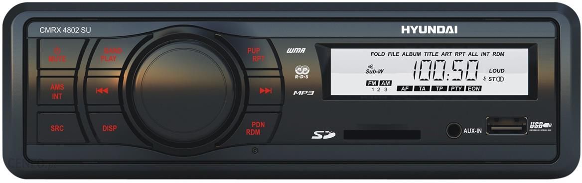 Radioodtwarzacz samochodowy Hyundai CMRX 4802 SU Opinie
