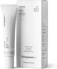 Transparent Lab - Lip Gloss Glossy SPF50, Nawilżający balsam do ust, 15 ml