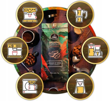 West Caffee Ziarnista Crema Tropic 100% Arabica 1kg Świeżo Palona - zdjęcie 3