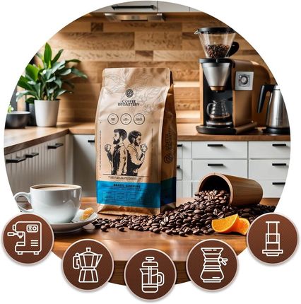 Coffee Broastery Ziarnista Nicaragua Colibrí Azul & Brazil Guaxupe 2kg - zdjęcie 3