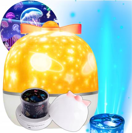 Zlaro Projektor Gwiazd Rzutnik Lampka Nocna Led Galaxy Dzieci Na Świeta