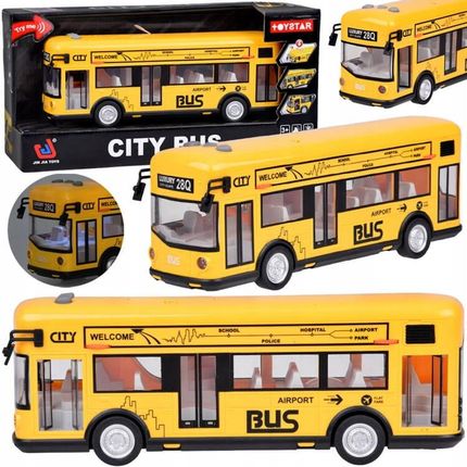 Jokomisiada Żółty Imprezowy Autobus Otwierane Drzwi Dźwięki Światła Muzyka Za5222