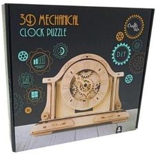 Crafts&Co Funkcjonalny Zegar Puzzle 3D Z Mechanizmem Zegarowym 120El. - zdjęcie 1