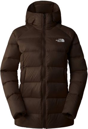 Kurtka z kapturem damska The North Face HYALITE DOWN brązowa NF0A7Z9R1OI
