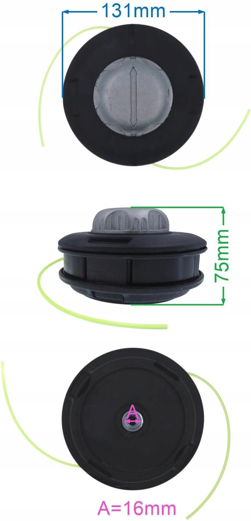 まっこ D-18770 - Tarcza tnąca 125 x 1,2 x 22,23 mm, WA60T