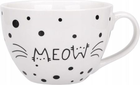 Ravi Kubek Porcelana 400ml Meow 81447 Kropki