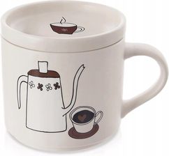 Zdjęcie Orion Kubek Z Pokrywką Porcelanowy 420ml - Śrem
