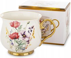 Kubek Porcelanowy W Kwiaty 450ml. Pi�kny Prezent (171914)