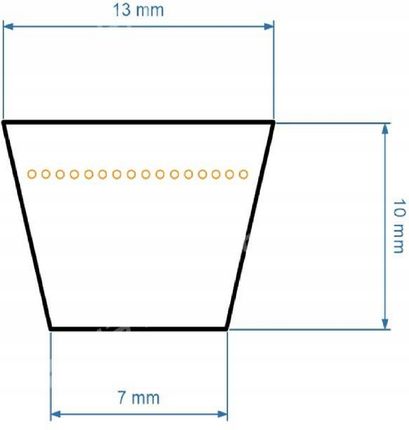 Pasek Napędu Noży John Deere X165 X166 Z355E LA165 X140 Pas 13MM 3560MM LI - zdjęcie 3