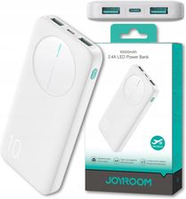 Zdjęcie Joyroom 10000Mah 2 4A 2X USB A 1X USB C JR-PBF12 Biały - Moryń