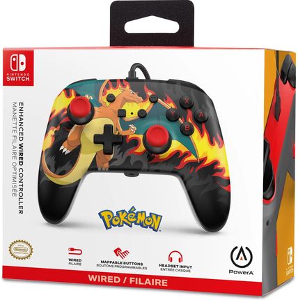 PowerA Enhanced Wired Controller Charizard Firestorm (Nintendo Switch) NSGP028301 - zdjęcie 2
