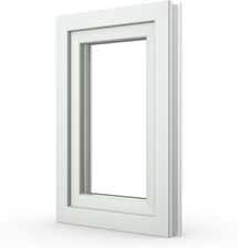 Zdjęcie Dobreokna24 Okno Pcv Standard 565x1135mm Ru Białe 2-Szybowe - Śrem