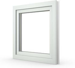 Zdjęcie Dobreokna24 Okno Pcv Standard 865x835mm Ru Białe 2-Szybowe - Śrem