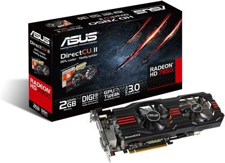 Hd7850 Dc2 2gd5 Asus Hd 7850 Directcu Ii Asus Radeon HD7850 2GB