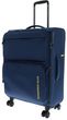 Mandarina Duck Zephyr Trolley Medium EXP, sukienka, niebieska, 43 cm x 25 cm x 67 cm, wózek Medio espandibile w kolorze Tessuto morbido, Sukienka nieb