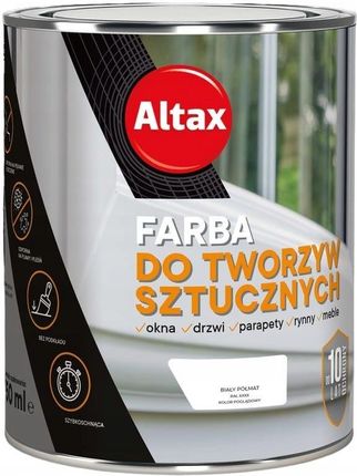 Altax Farba Do Tworzyw Sztucznych Pvc 0,75L Biała - zdjęcie 3