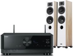 Zdjęcie Yamaha MusicCast RX-V4A (czarny) + Diva 5 (dąb) - Świętochłowice