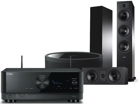 Yamaha RX-V6A (czarny) + Tesi 6 + 7 + MusicCast 50 (czarny)