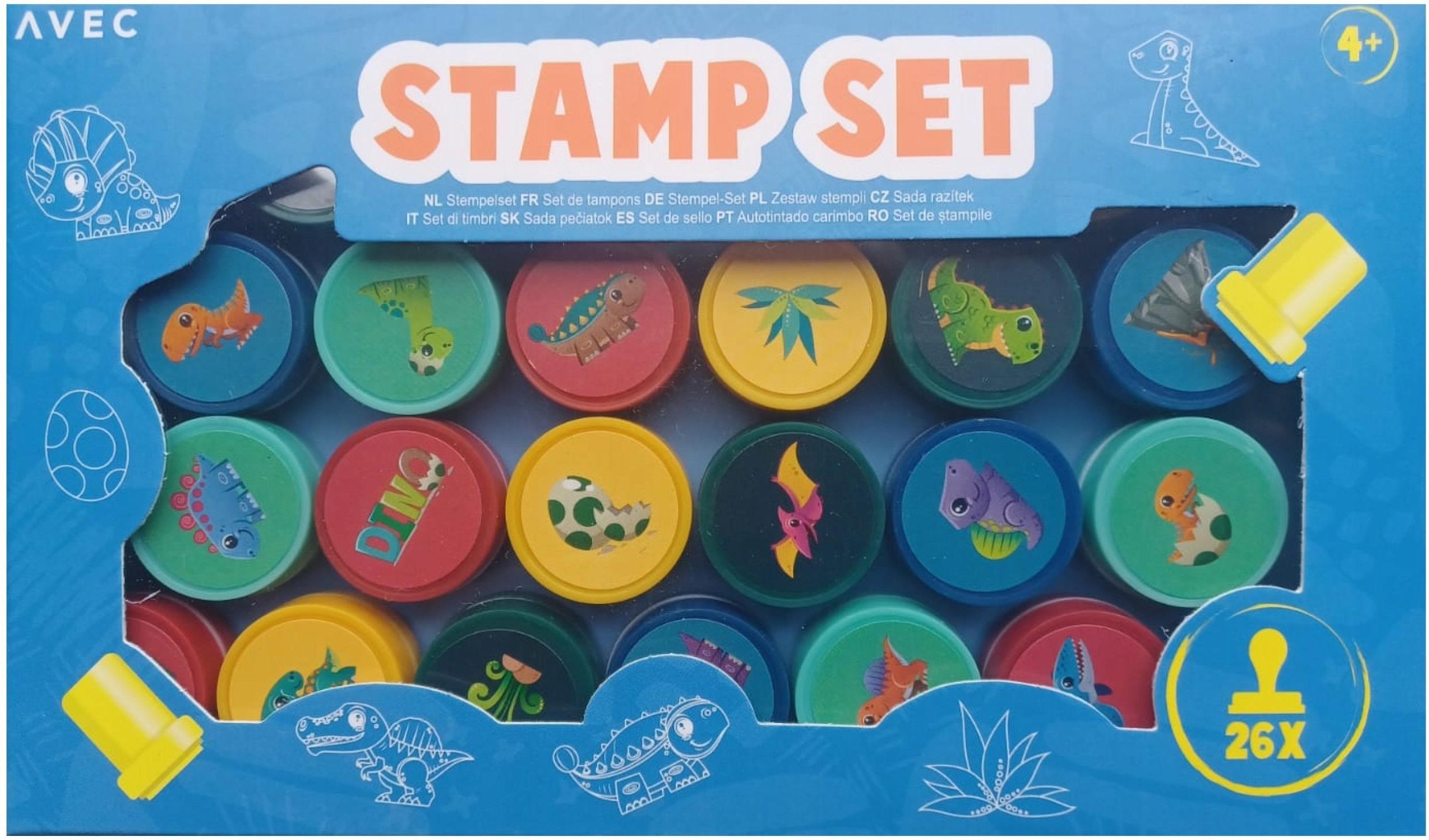 Avec Pieczątki Stemple Do Dekorowania Z Motywem Mini Smoki Dla Dzieci ...