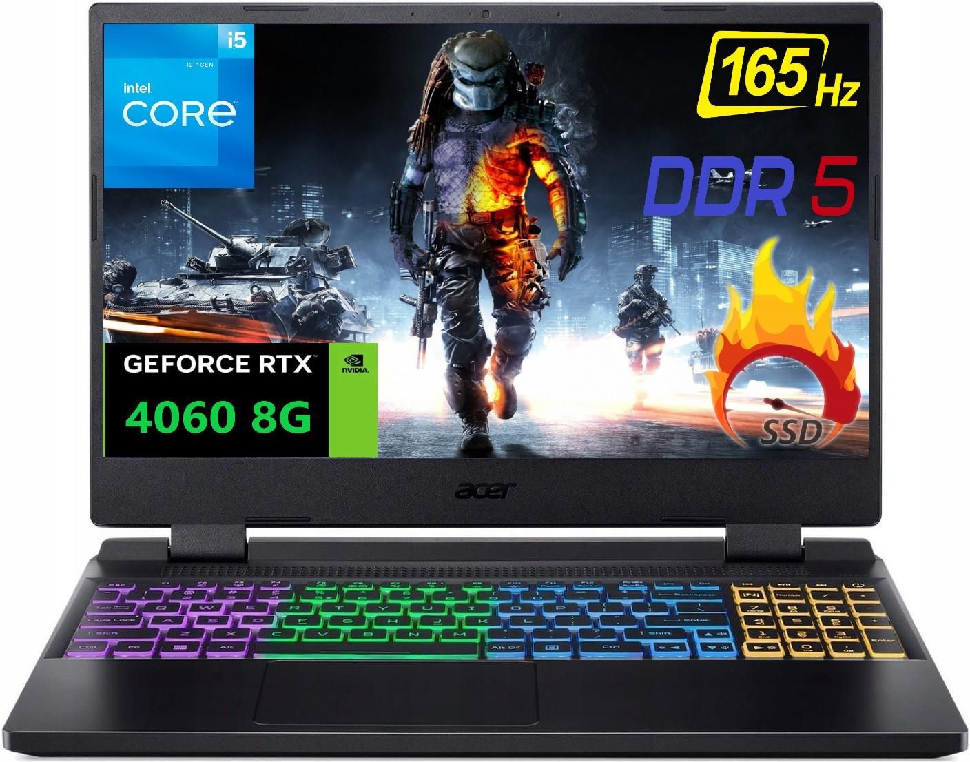 Laptop Acer Nitro 5 AN515-58 15,6/i5/32GB/1536GB/Win11 ...