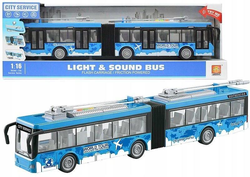 Adar Autobus Przegubowy Światło I Dźwięk 1:16 - Ceny i opinie - Ceneo.pl