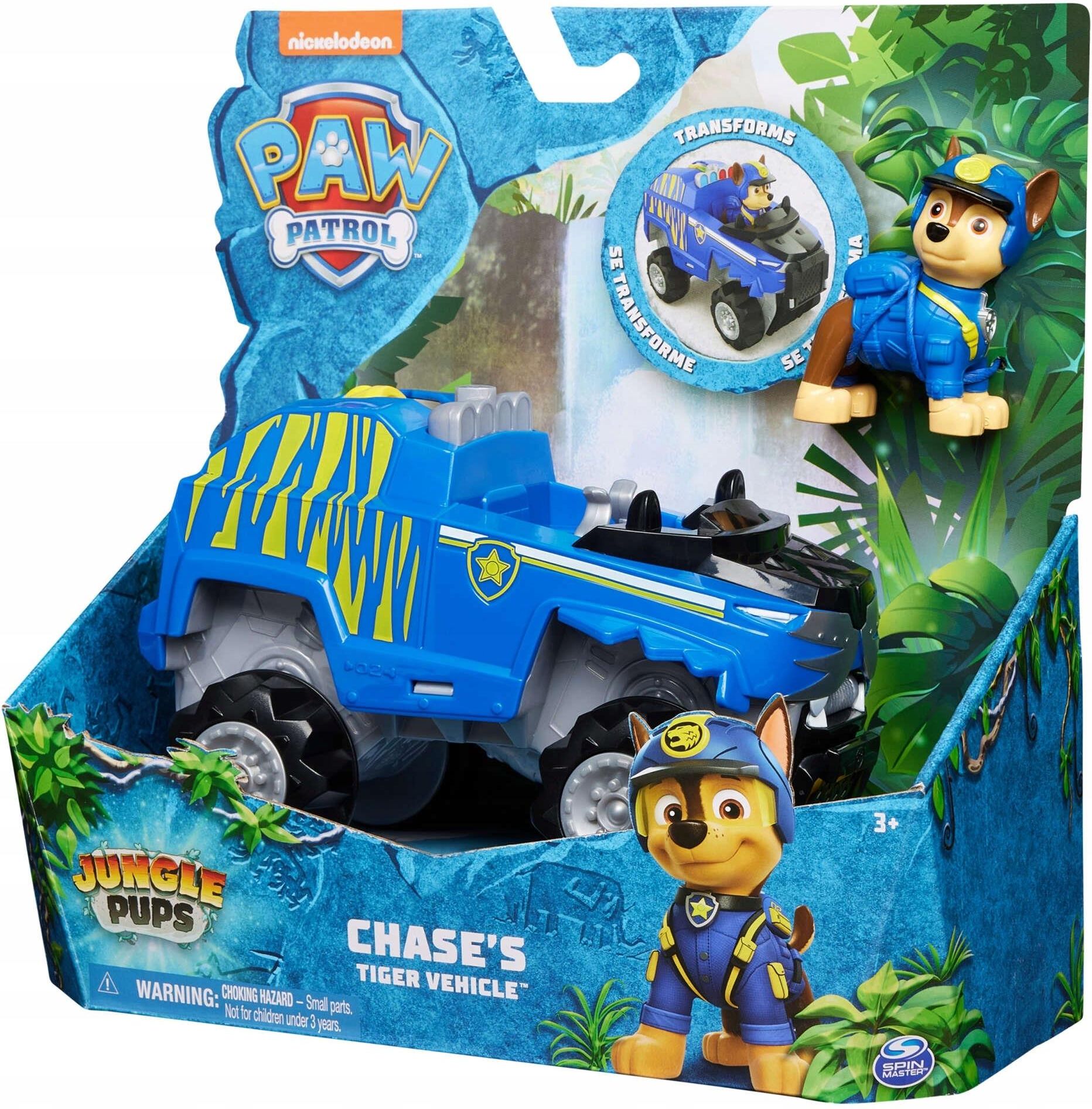 Spin Master Psi Patrol Pojazd D Ungli Chase Jungle Radiow Z Figurka