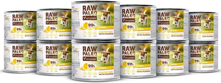 Raw Paleo Turkey&Cod Puppy Can Mokra Karma Dla Szczeniąt Duoproteina Indyk Z Dorszem 12X200G